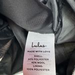 Lulus Misty Days Plaid Shacket Jacket in Black and White Size Large Photo 4