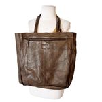 NWT Harbour 2nd Elbe Chocolate brown Leather Tote Bag Purse Photo 2