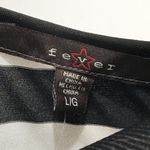 Fever Striped Maxi Dress, Gray, Black, Large Photo 3