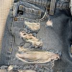 KanCan distressed high waisted denim shorts size 25 Blue Photo 1