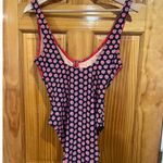 Women’s J.Crew Floral Cutout Swimsuit with Bow Size Medium Photo 3