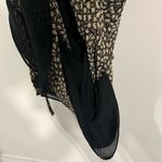 Vintage ditsy floral fully lined wrap style short sleeve midi feminine dreas M Black Size M Photo 8