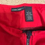 Cherokee  red & navy swim bottoms coverup size large  Photo 2
