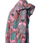 Simply Southern NEW Womens XL Ruffle Sleeve Flamingo Dress 100% Cotton Boho Chic Photo 5