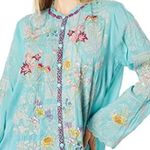 Johnny Was heavily embroidered “Albee” blouse NWT Photo 12