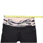 Lululemon 6 Water Bound Crop Black Wamo Camo Barely Pink Bleached Coral Leggings Photo 5