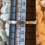 Large Chrome Diopside ring in silver with rhodium overlay. Marked 925. Size 9.5 Green Photo 3