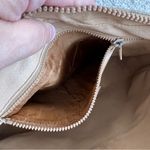 CELINE  Vintage Macadam‎ Authentic Rare Leather Zipper Beige Clutch Photo 12
