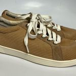 Revitalign Avalon neutral corduroy sneakers womens size 8.5 casual comfort shoes Tan Photo 2