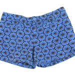 Anthropologie ELEVENSES
Blue Brown Floral Daisy Eyelet Gerbera Short‎ Size 12 Blue Photo 0