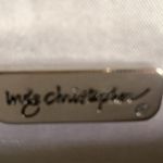 Inge Christopher Silver Beaded Evening Bag Photo 4