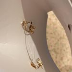 ZARA  Resin pink earrings Photo 3