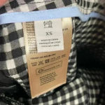 Scotch & Soda  Black And White Aloha Hula‎ High Rise Gingham Skinny Leg Pant Photo 7