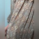 Moon River Anthropologie  Peasant Ruffle Long Sleeve Tired Maxi Dress Sz‎ XS Photo 6