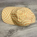 Wild Fable Orange & Yellow Checkered Print Adjustable Women's Ball Cap Photo 3