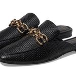 Dolce Vita Solina Metal Accent Loafer Mules Black Size 7.5 Photo 0