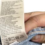 L'Agence L’AGENCE Janelle Denim Jacket Women’s Large Light Wash Slim Fit Raw Hem Photo 8