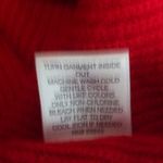 Soho  NY Jeans M Bright Red Lace Up Back Top Photo 4