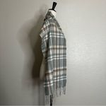 NWOT 100% Cashmere Germany Gray Plaid Scarf Photo 3