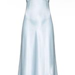 Reformation 100% silk light blue dress NEW Photo 1