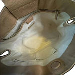 Gucci Vintage Medium Floral Camvas Pink/Beige Leather Tote Bag. Photo 6