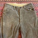 VINTAGE BROWN TAPERED CORDUROY PANTS Size 30 Photo 2