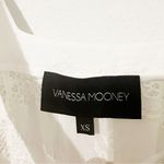Vanessa Mooney  Claudette Dress White Lace Up Midi Size XS Photo 2