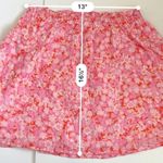 Abound  floral PaperBag mini Skirts pink SMALL Bohemian boho skirt Photo 9