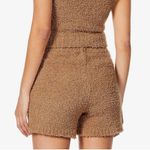 SKIMS  Cozy Knit High Rise Lounge Shorts In Camel Brown Photo 4