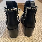 Christian Louboutin Capahutta 70mm Spike Leather Black Booties | size 39.5 Photo 7