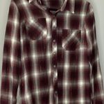Hippie Laundry Maroon Flannel Dress Photo 2