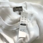 J.Crew NWT  Ruffle-trim Shell Tank Top Premium Ultra-fine Cotton White Photo 3