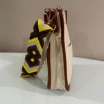 Ahdorned Women’s Canvas Boho Messenger / Crossbody Bag With Two Straps Brown Photo 3