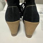 MIA Hazel Suede Booties Wedges Photo 8