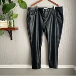 Abercrombie & Fitch A&F Curve Love Vegan Leather 90s Straight Ultra High Rise Pant Plus Size 37 / 24 Photo 1