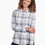 Kuhl  Gray Flannel Shirt Small Photo 0
