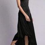 Alexis  Addison One-Shoulder Asymmetric Maxi Dress Black L Grunge Party Chic Photo 5