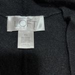 Loft Ann Taylor  Angora Rabbit Hair Size XS Black Wrap Hem Sweater Women Top Photo 2