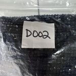 Free People  Sz 10 Wild Child Sequined Mini Skirt Navy Blue Cocktail Party Photo 13