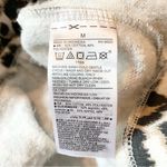 Old Navy  Leopard Print Oversized Half Zip Mock Neck Pullover Sweatshirt Medium Photo 6