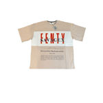 Savage X Fenty Shirt Dress Beige Oversized Graphic Tee Dress Size XS Casual Photo 5