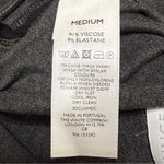 The White Company Lounge Leggings Medium Charcoal Black Side Stripe NWT Gray Photo 3