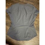 Grey's Anatomy Edge Women's V Neck Scrub Top Short Sleeve Zip Pockets Size M Photo 1