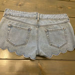 PacSun Bullhead scalloped edge denim shorts size 3 NWT.‎ 00T3 Blue Photo 2