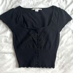 Urban Outfitters  Kimchi Blue Betty Cap Sleeve Cardigan in Black Photo 1