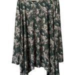 Sew In Love Women Tunic Top Size 3X Long Sleeve Asymmetrical Paisley Art To Wear Photo 0