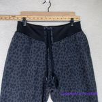 Victoria's Secret New! Cotton High-Rise Fleece Lace-Up Jogger Pants leopard, XL Photo 4