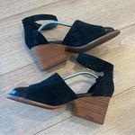 Kork-Ease  Gazania Black Suede Sandals Block Heel Leather Size 10 Photo 4