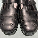 SAS Roamer womens black leather velcro strap loafers size 9.5W B18B Photo 3