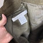 The Limited  Olive Green Suede Leather Vintage Mini Skirt Sz 4 Photo 3